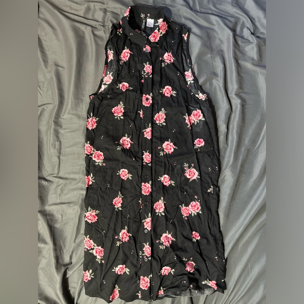 Divided Floral Dress
